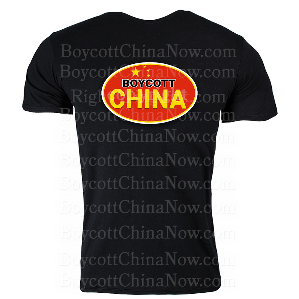 Boycott China Shirt Black