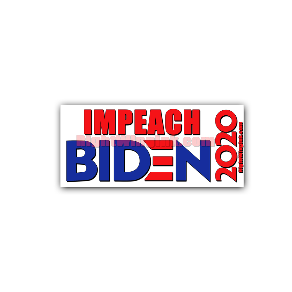 Impeach Biden Stickers 2020 2 Pack 1